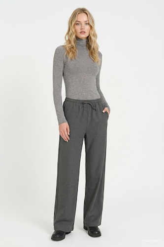 Wide Leg Double Pocket Trousers