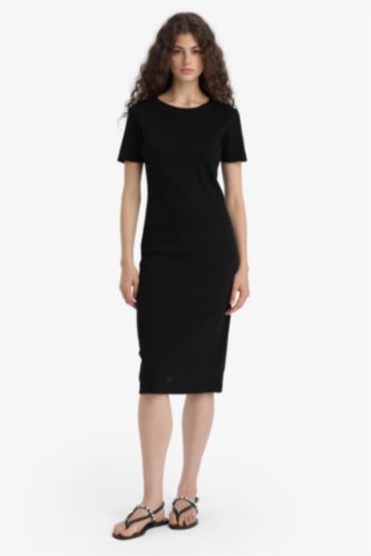 Bodycon Crew Neck Camisole Maxi Dress