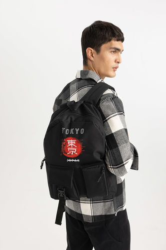 Man Water Repellent Fabric Backpack