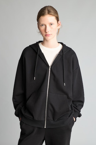 Relax Fit Kapüşonlu Basıc Basic Sweatshirt