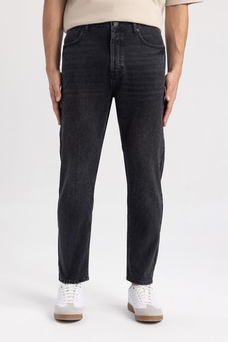 Pantalon Jean 90'S Slim Fit Taille Haute et Jambe Étroite