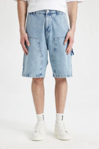 Carpenter Fit Jean Bermuda Şort
