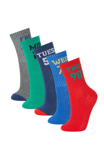Boy School 3 Piece Cotton Long Socks