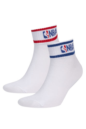 Erkek NBA Current Teams 2'li Pamuklu Patik Çorap