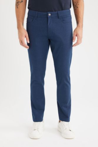 Slim Fit Dar Kesim Dar Paça Chino Kanvas Pantolon
