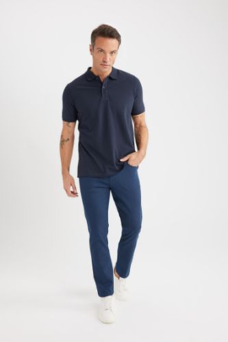 Slim Fit Super Skinny Hem Trousers