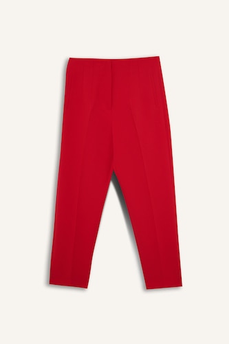 Carrot Fit Super Skinny Hem Zip-Up Trousers