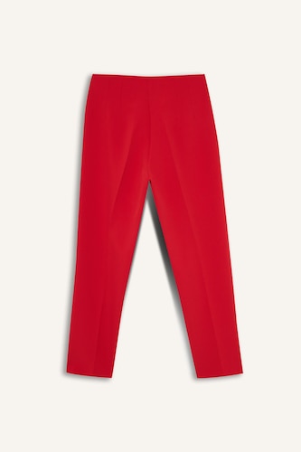 Carrot Fit Super Skinny Hem Zip-Up Trousers