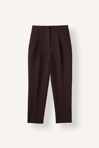 Kadın Kahve Carrot Fit Crop Pantolon