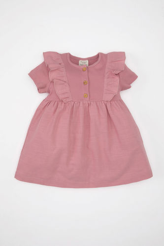 Платье с коротким рукавом для малышей девочек