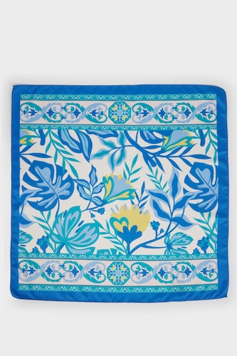 Woman Ethnic Satin Foulard