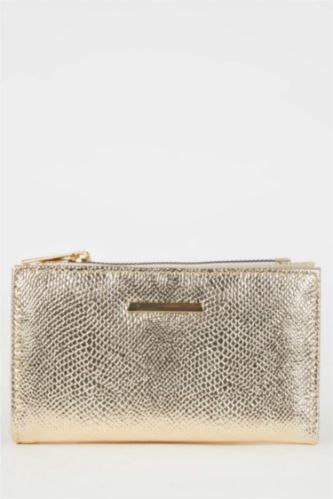 Kadın Altın Kadın Suni Deri Cüzdan