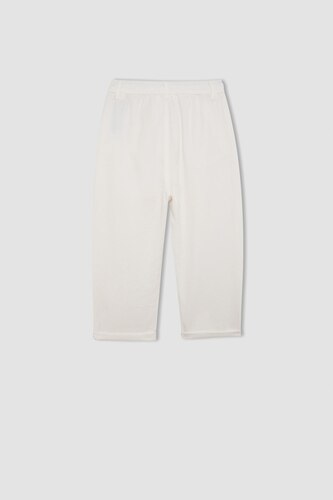 Boy Regular Fit Standard Leg Linen Look Trousers