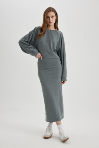 Normal Bel Bürümcük Midi Tüp Etek