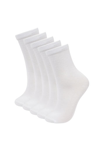 Длинные носки из хлопка для мальчиков, 5 пар