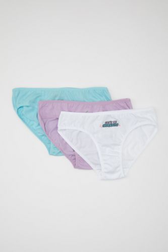 Kız Çocuk 3'lü Slip Külot