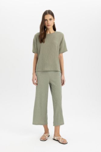Брюки Wide Leg со средней талией