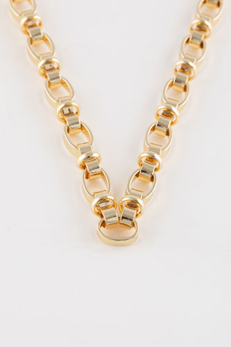 Woman Thick Chain Gold Necklace