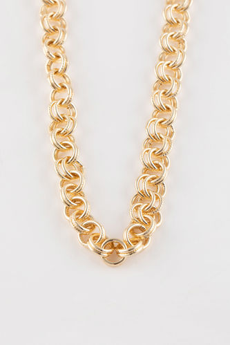 Woman Thick Chain Gold Necklace