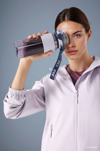 Woman Lilac Zipper