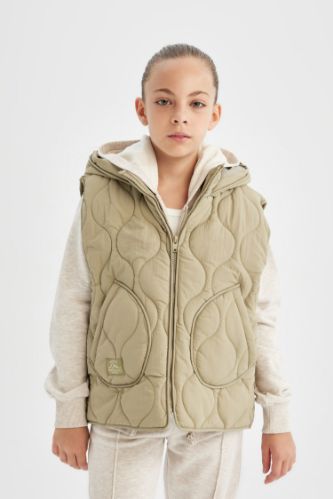 Girls khaki vest hotsell