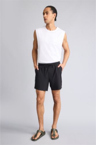 HOMME Noir Short de bain court de DeFactoFit