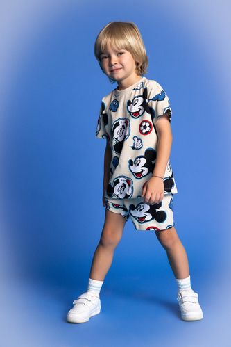 Baby Boy Disney Mickey Minnie T-Shirt Shorts 2 Piece Set