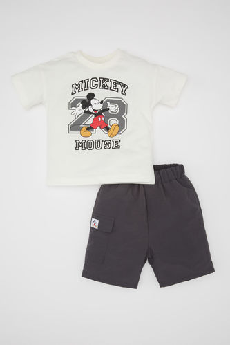 Baby Boy Disney Mickey & Minnie T-Shirt Shorts 2 Piece Set