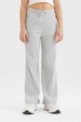 Pantalon à Jambes Larges pour Fille