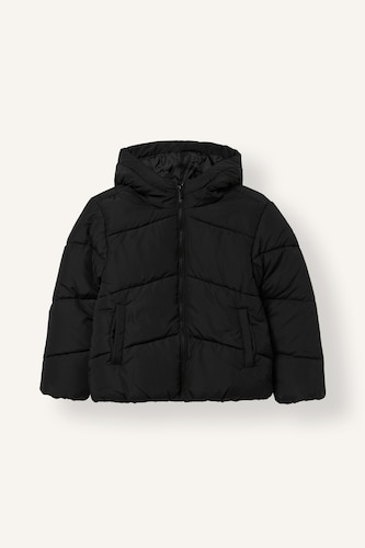 Girl Water-Repellent Hooded Zip-Up Puffer Jacket