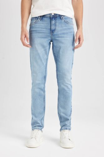 Carlo Skinny Fit Ekstra Dar Kalıp Normal Bel Ekstra Dar Paça Jean Pantolon