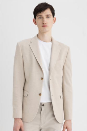 MAN Sand Modern Fit Lined Blazer
