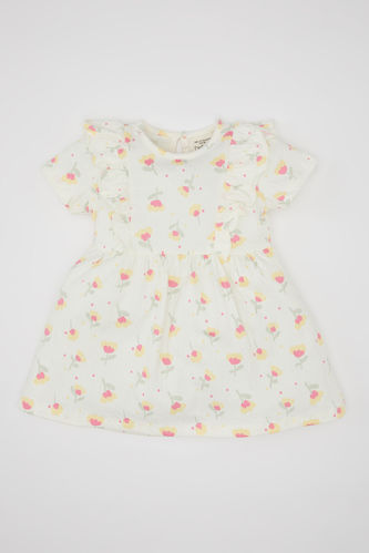 Платье с цветочным принтом для малышей девочек