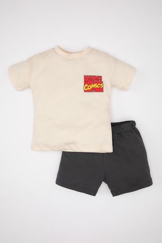 Baby Boy Marvel Comics T-Shirt Shorts 2 Piece Set