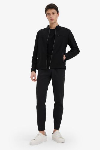 Jogger Pantolon Esnek Basic Düz Beli Bağcıklı Cepli Düz Paça