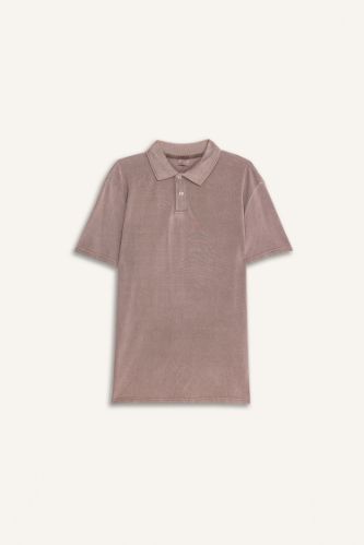 New Regular Fit Polo Collar Pique Polo T-Shirt