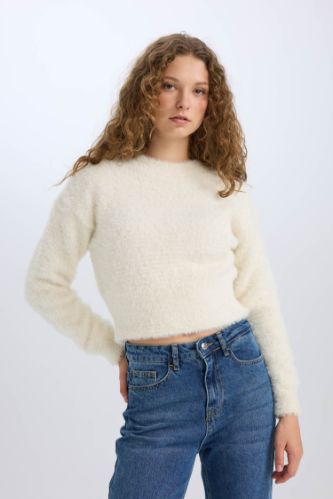 Regular Fit Bisiklet Yaka Triko Kazak