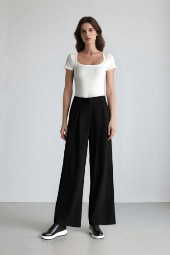 Wide Leg Trousers