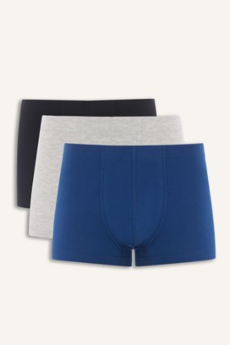 Regular Fit 3'lü Boxer