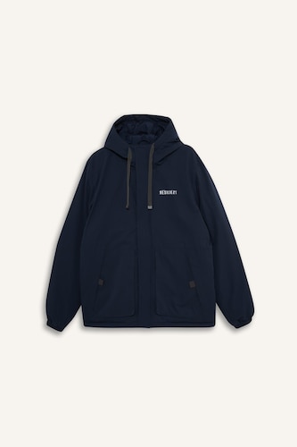 REGULAR FIT Su İtici Kapüşonlu Mont