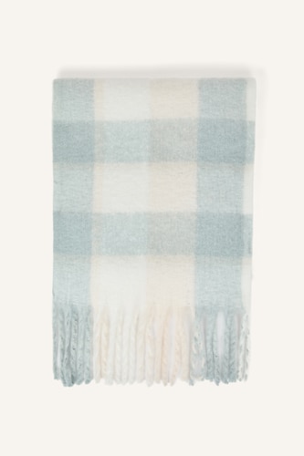 Woman Checkered Scarf