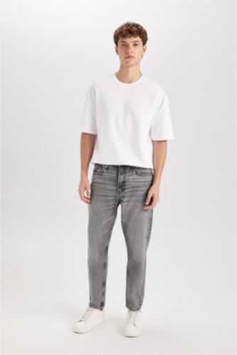 90’S Slim Fit Super Skinny Hem Denim Trousers