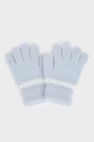 Gants en tricot pour fille