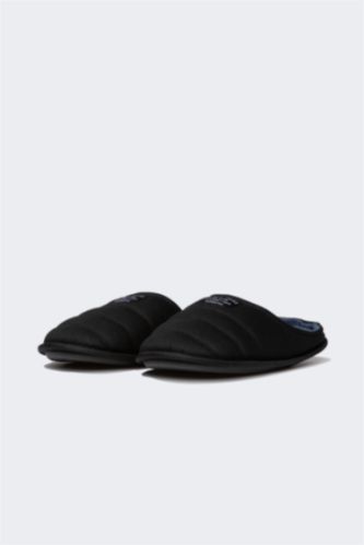 MAN Black Man Flat Sole Home Slippers