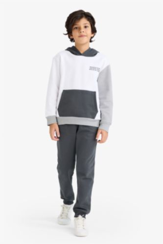 Ensemble Sweat à capuche imprimé et Jogging pour garçon