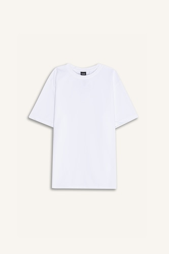 رجالي أبيض Slim Fit Short Sleeve T-Shirt