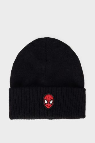 Erkek Çocuk Marvel Spiderman Triko Bere
