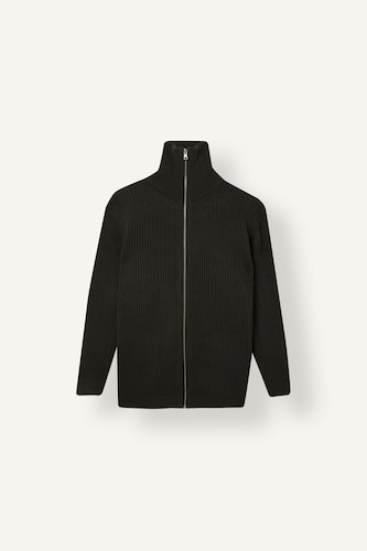 Standard Fit Turtleneck Knitted Cardigan