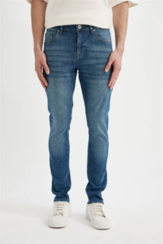 HOMME Bleu Pantalon Jean super skinny