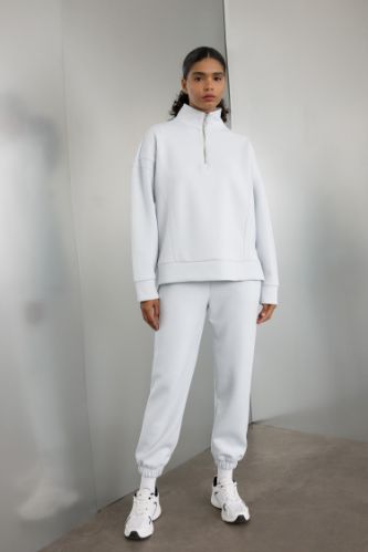 DeFactoFit Standart Fit Sporcu Jogger Eşofman Altı Bilek Boy Skuba Dalgıç